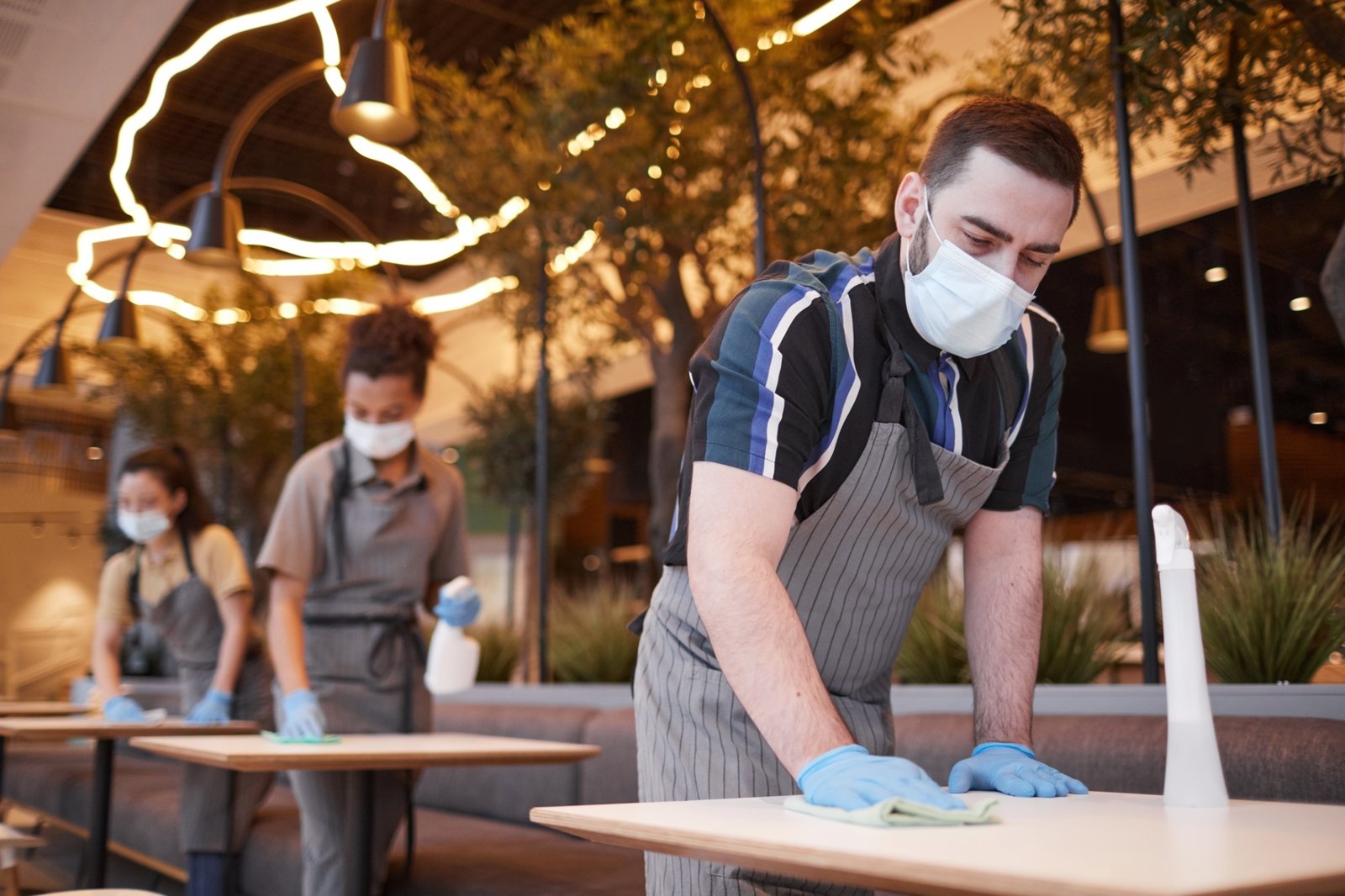 Cucina professionale di un ristorante