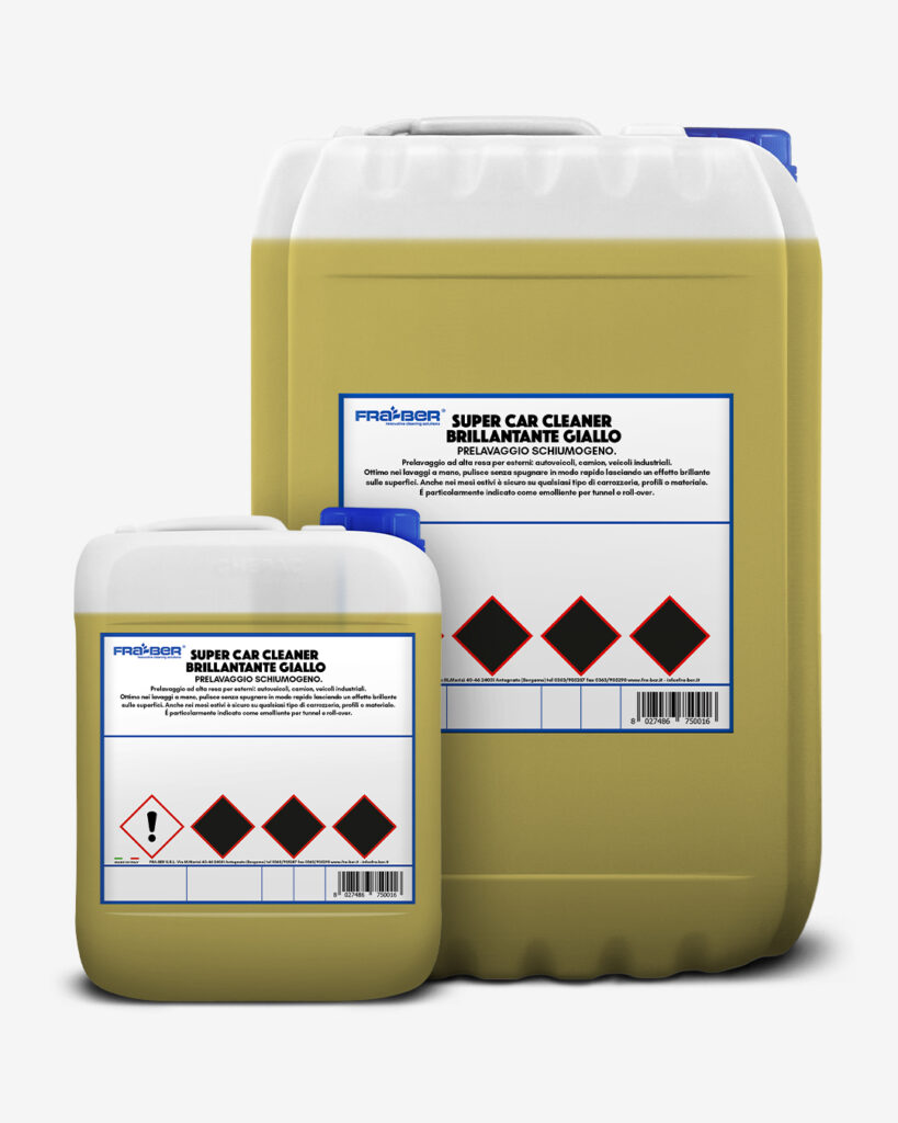 Super Car Cleaner Brillantante Giallo